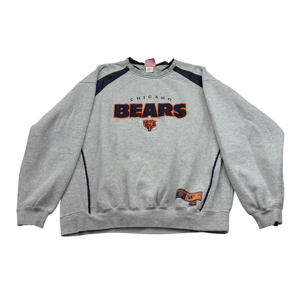 Vintage Chicago Bears NFL Sweatshirt Mens XL Grey NFC North Pullover